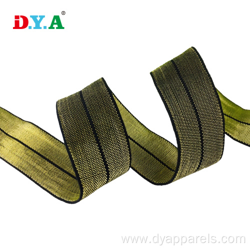 fold over elastic 20 mm metallic elastic band